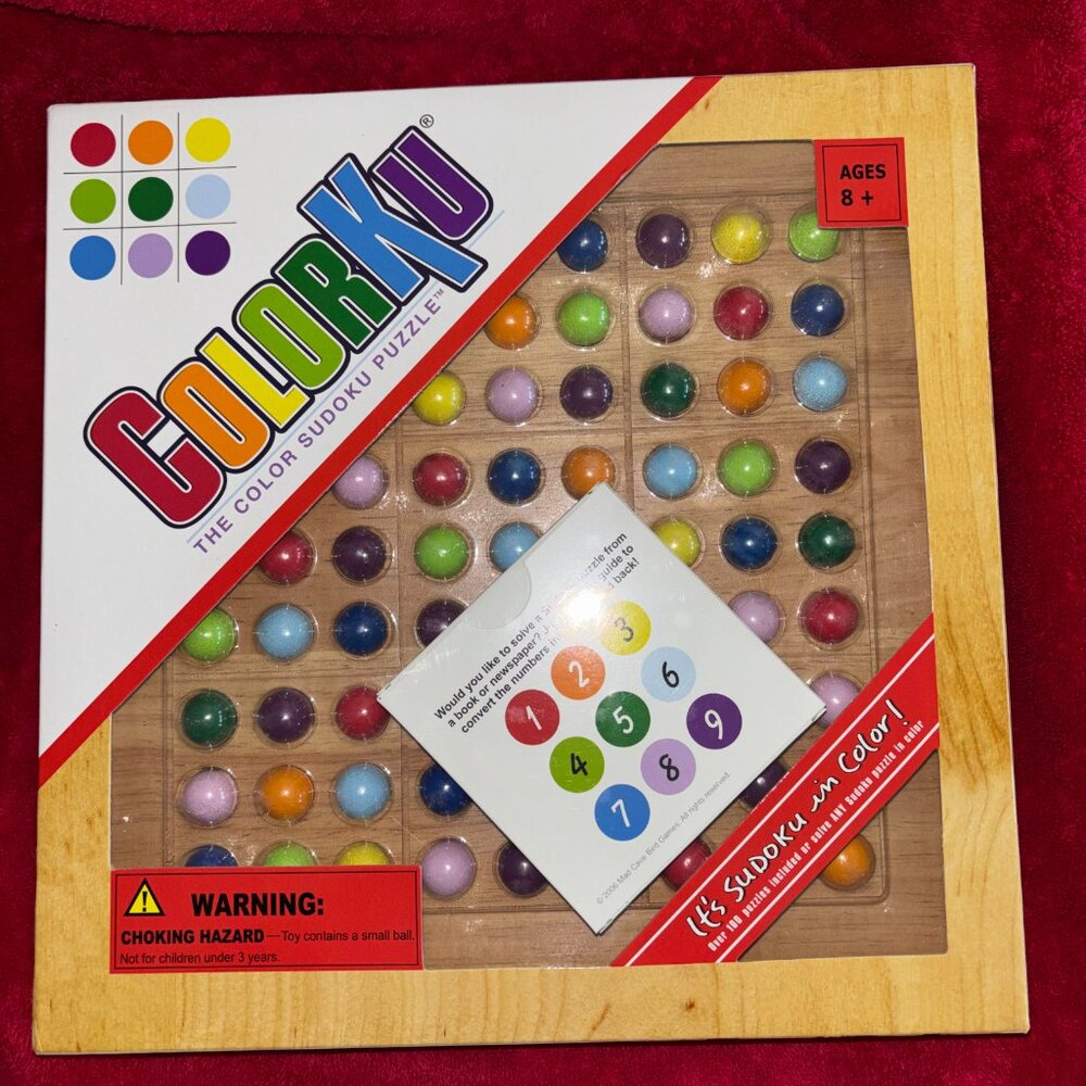 NEW ColorKu Sudoku Puzzle - Picture 3 of 4